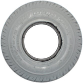 Side view showing gray 2.80 x 2.50-4 Primo Durotrap Foam Filled Wheelchair and Scooter Tire